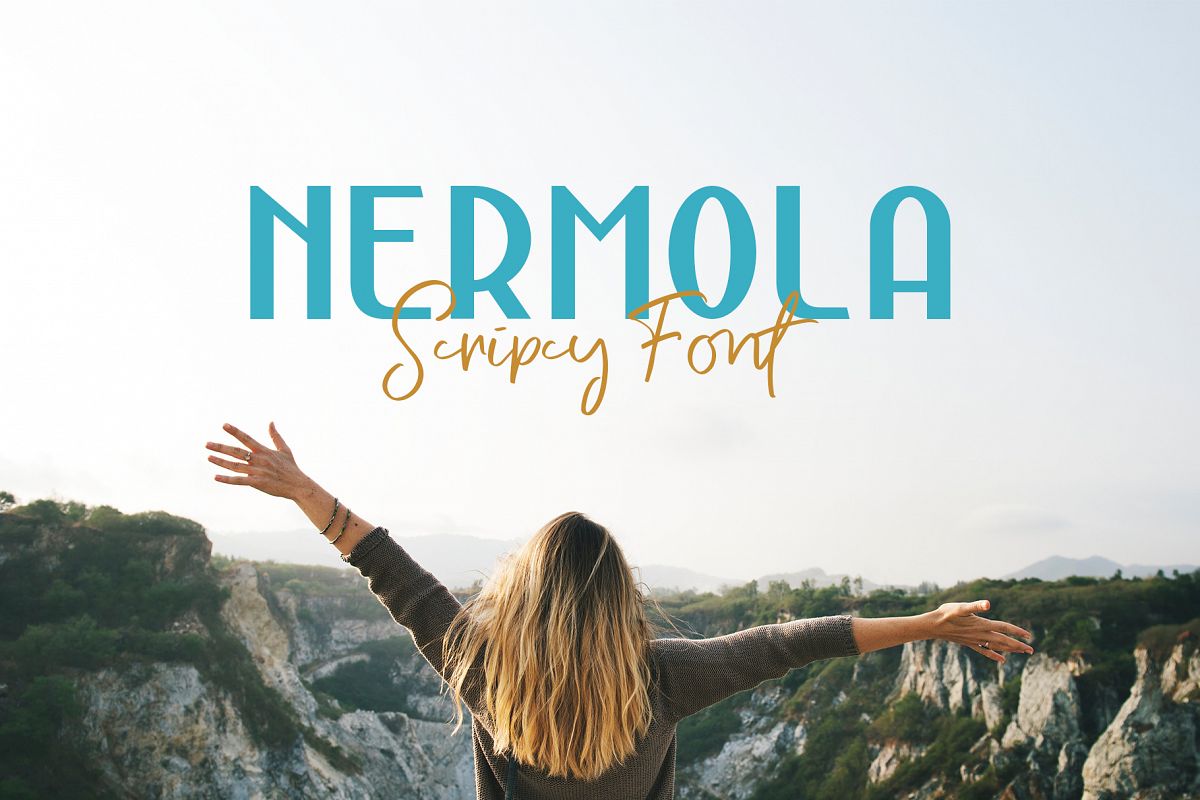NERMOLA Scripcy Font example image 1