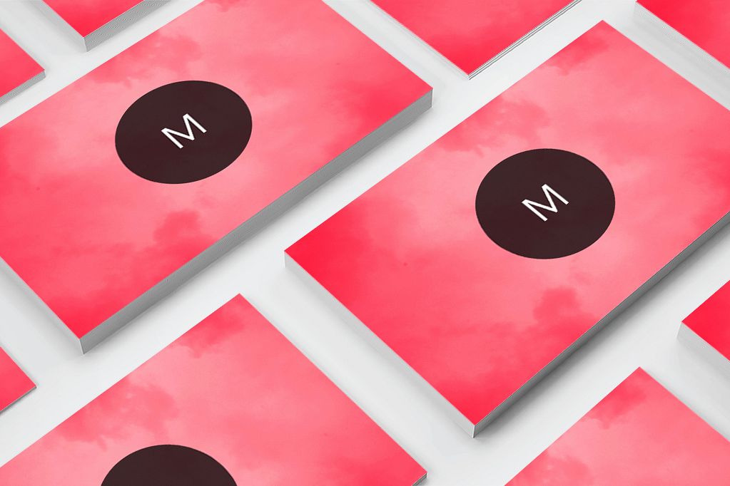 Modern Pattern Texture Beautiful Professional Art Business Card example image 1