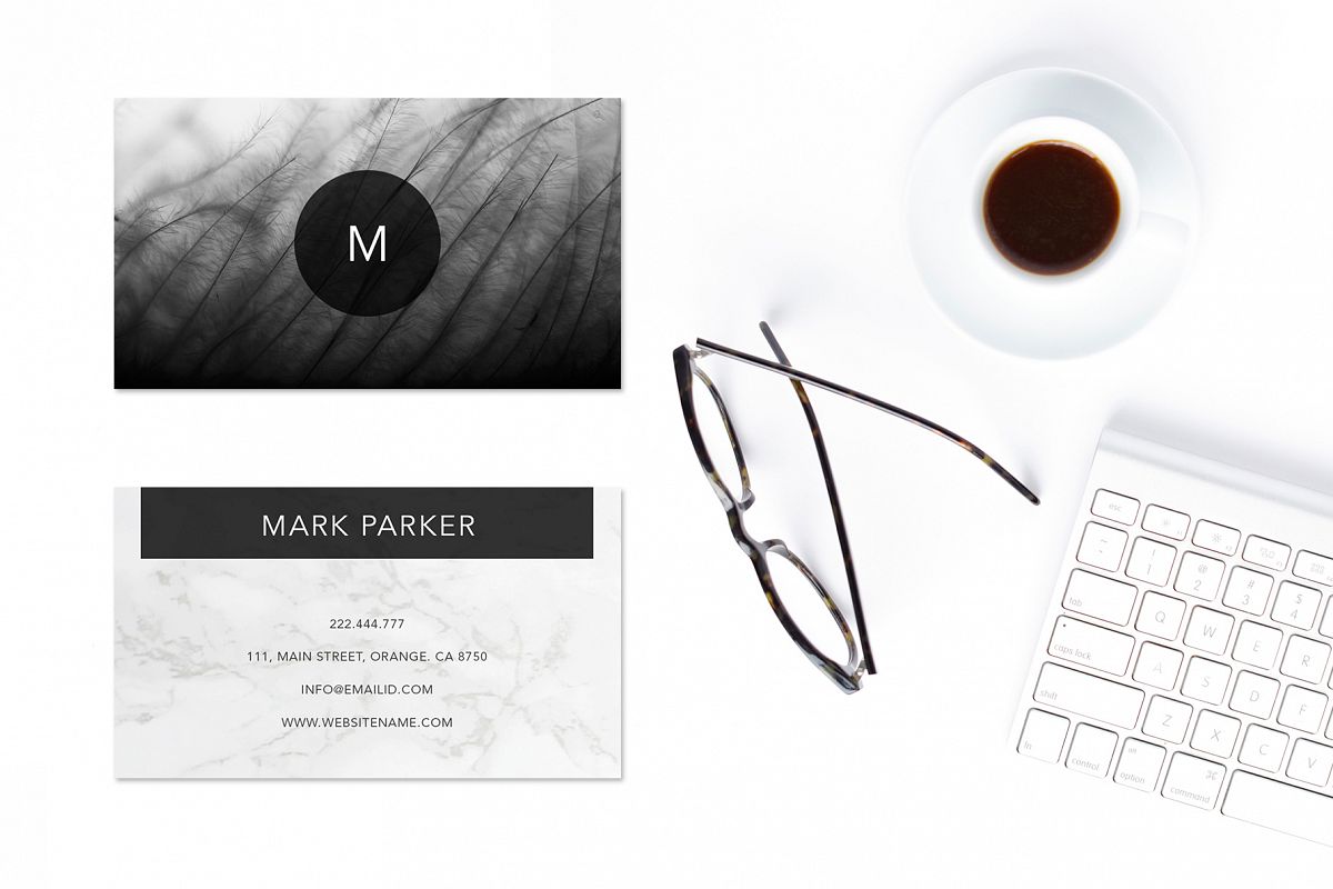 Modern Pattern Texture Beautiful Professional Art Business Card example image 1