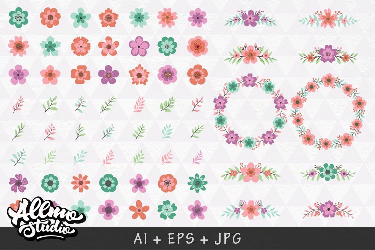 Beautiful Floral element example image 1