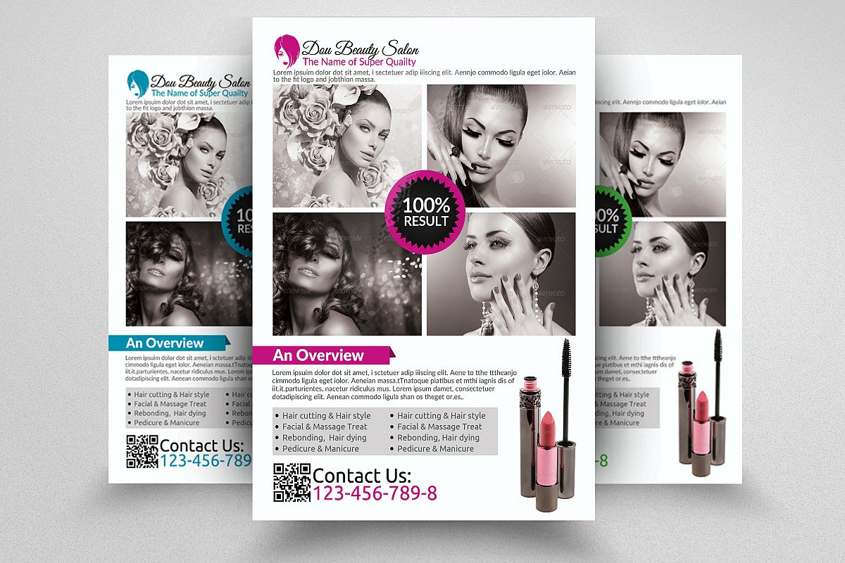 Beauty Salon Flyers example image 1