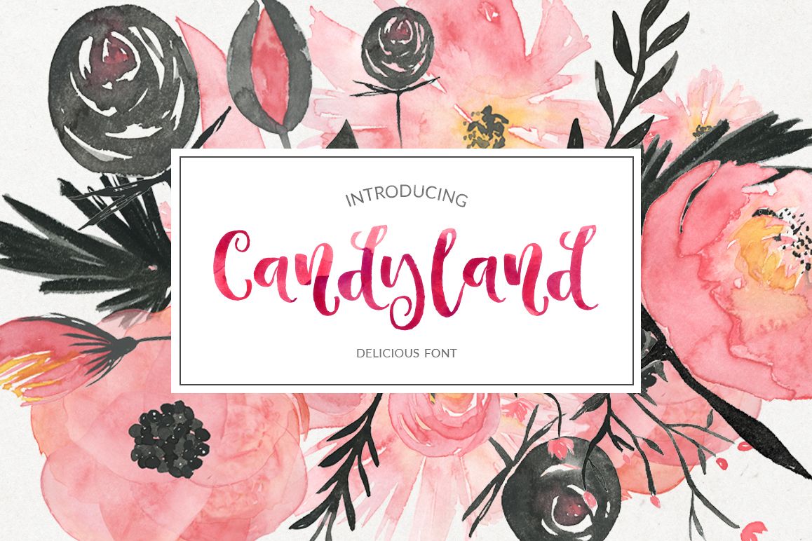 Candyland - delicious font example image 1