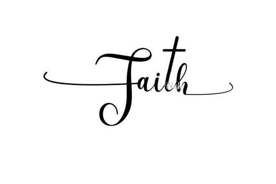 Faith with cross svg cut file Christian svg cut file ...