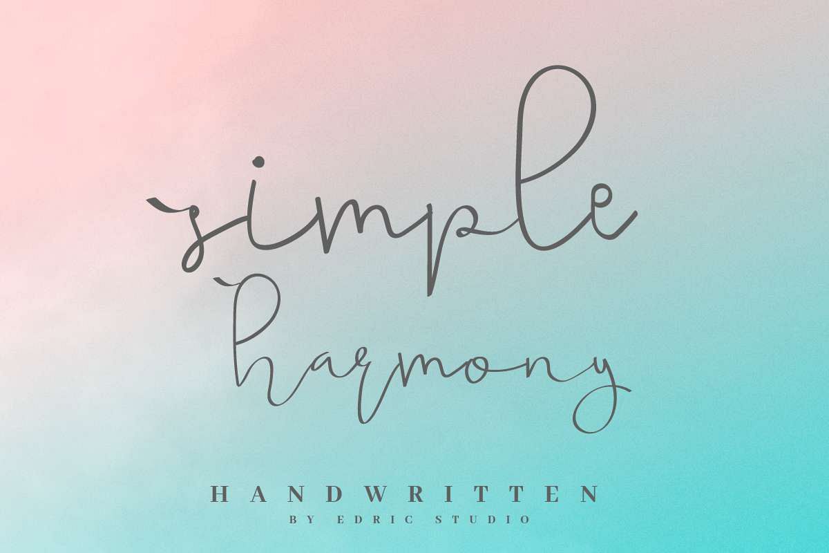 simple harmony example image 1