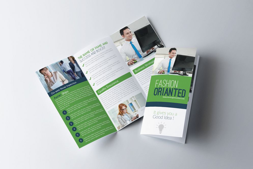 Business Corporate Trifold Brochure example image 1