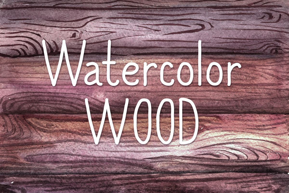Watercolor Wood example image 1