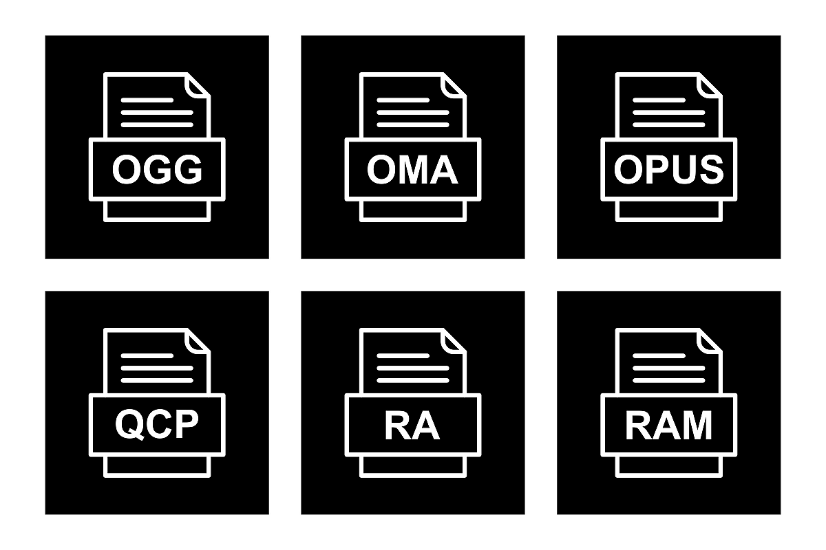 Set Of File Formats Icons example image 1