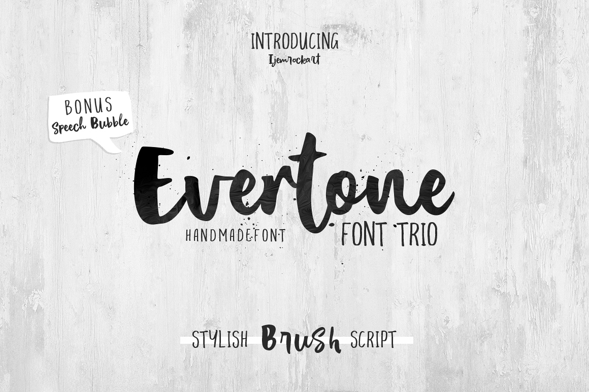 Evertone Font Trio example image 1