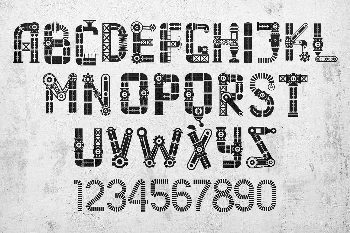 Steampunkfont example image 1