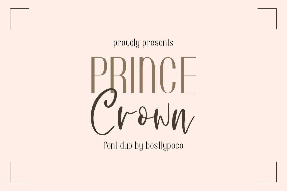Prince Crown Font Duo example image 1