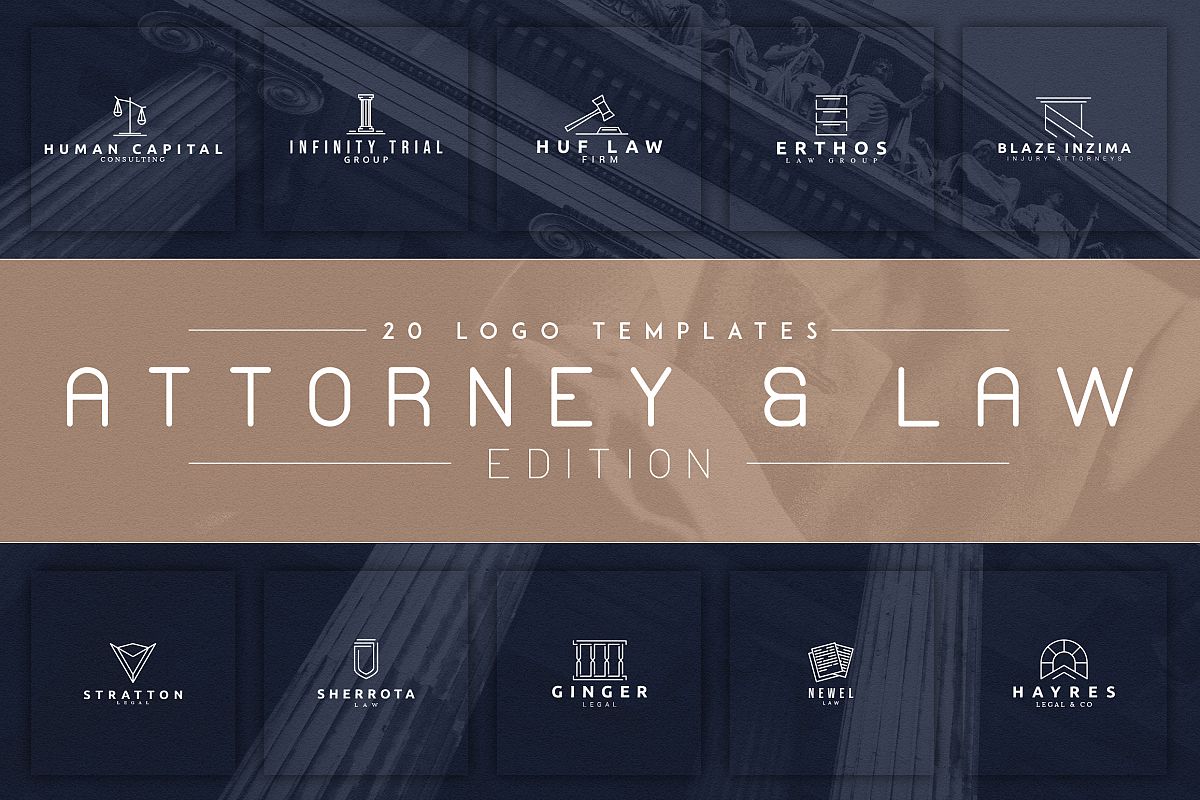 20 Logos Attorney & Law example image 1