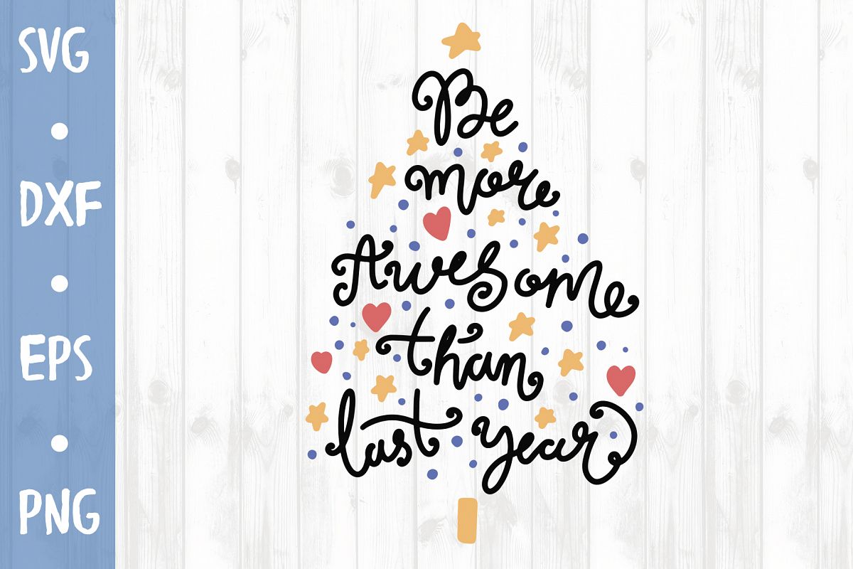 Christmas tree SVG CUT FILE example image 1