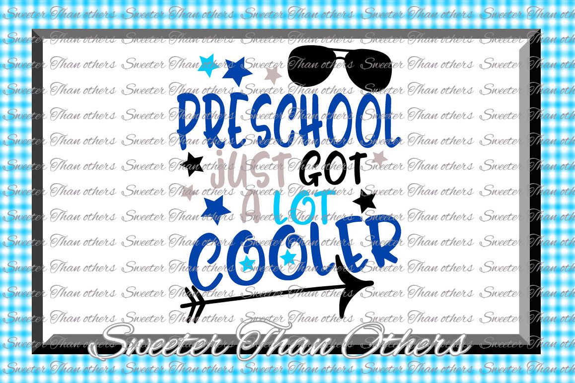 Preschool Cooler SVG Pre K Grade cut file Last Day of School example image 1