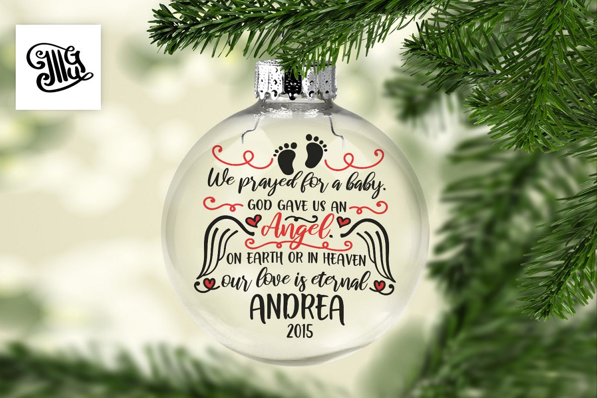 We prayed for a baby - Child memorial example image 1