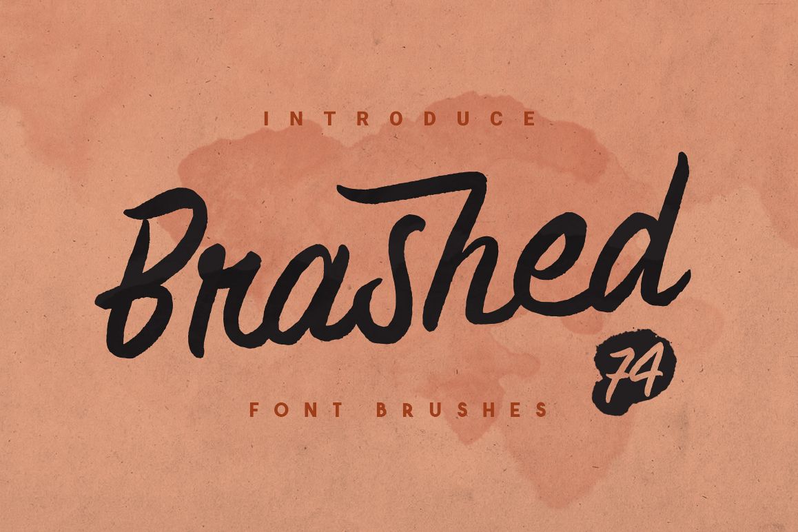 Brashed Typeface example image 1
