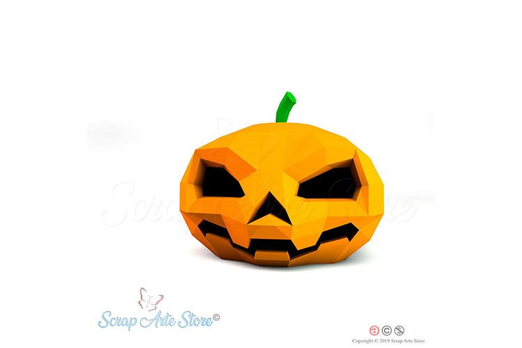 Box pumpkin hallowenn Cut Files example image 1
