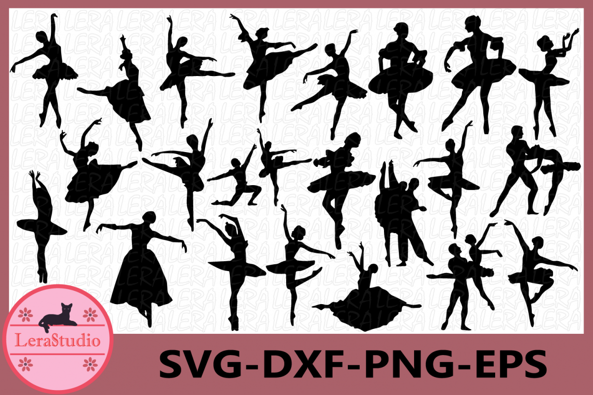 Ballet SVG, Ballerina SVG, Ballet Dancer svg, Ballet clipart example image 1