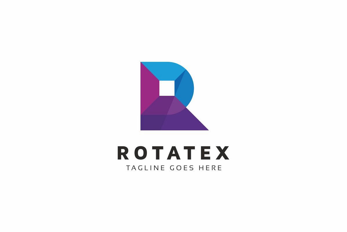 Rotatex R Letter Logo example image 1