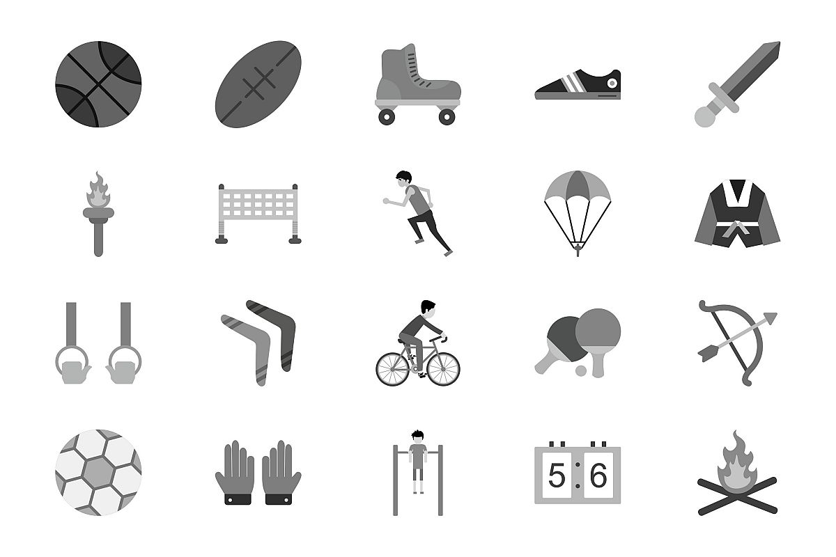 Set Of Sports And Game Icons example image 1