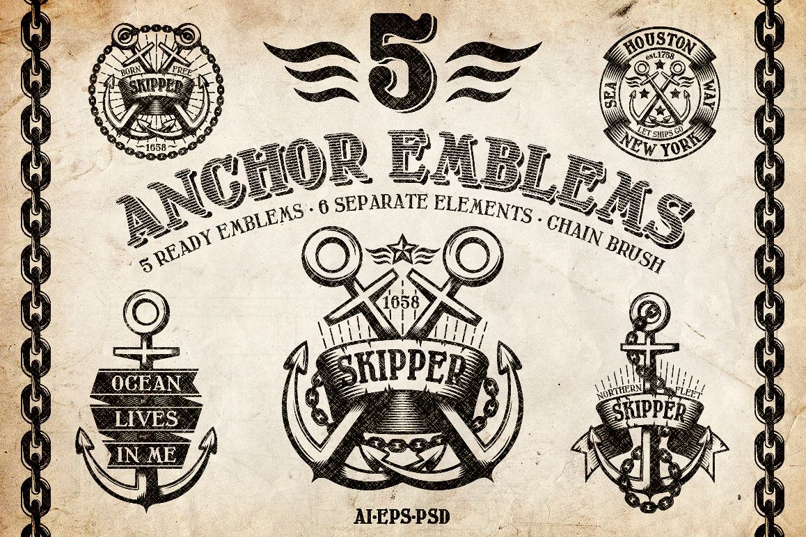 Marine Anchor Logos example image 1