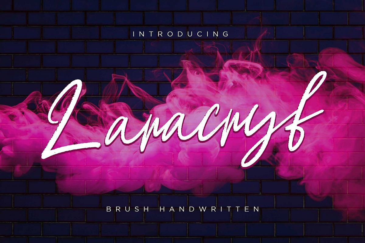 Laracryf Brush Handwritten example image 1
