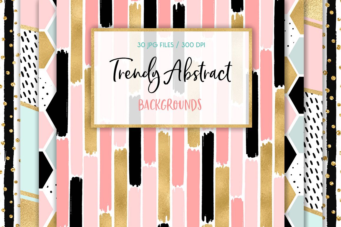 Trendy Abstract Backgrounds example image 1