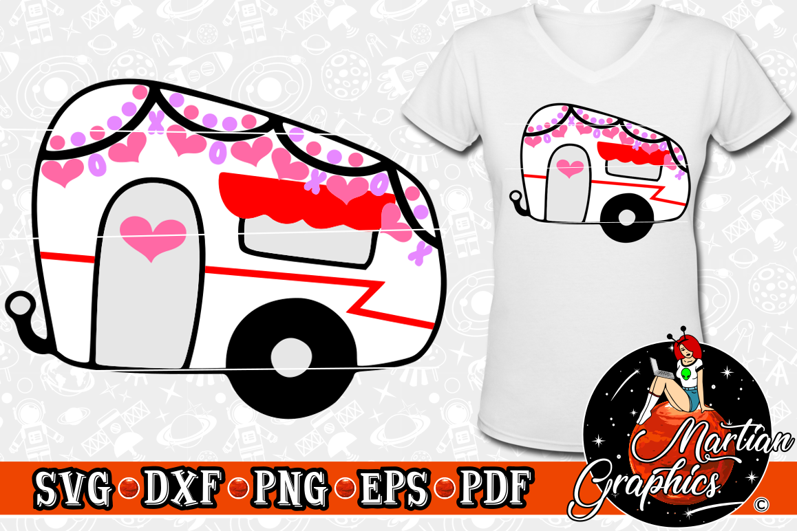 Valentines Day Love Camper example image 1