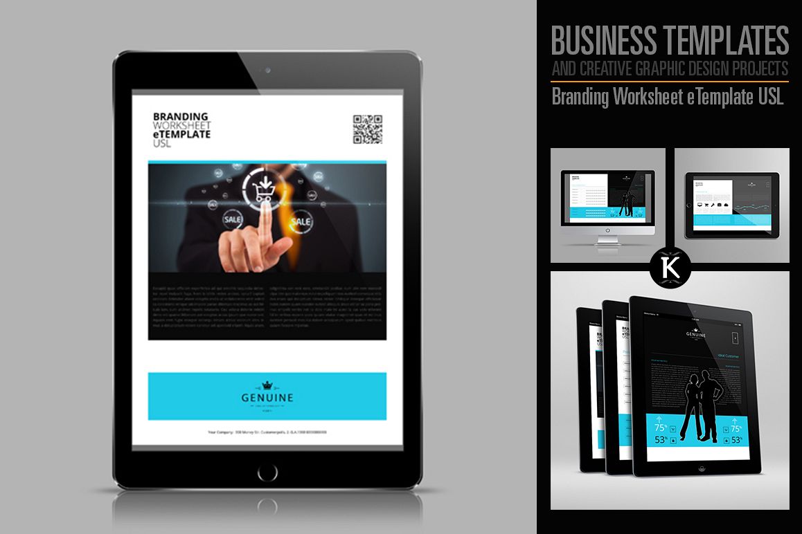 Branding Worksheet eTemplate USL example image 1