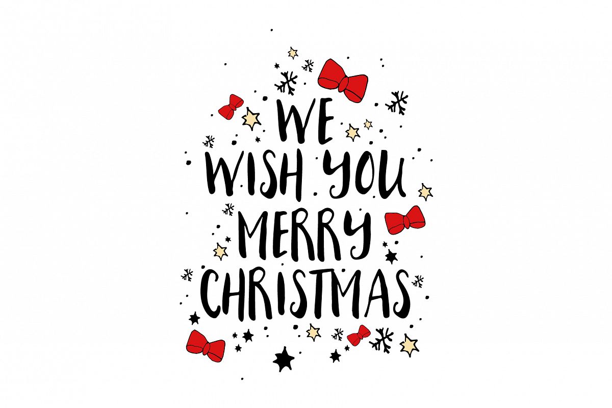 Words To We Wish You A Merry Christmas Printable