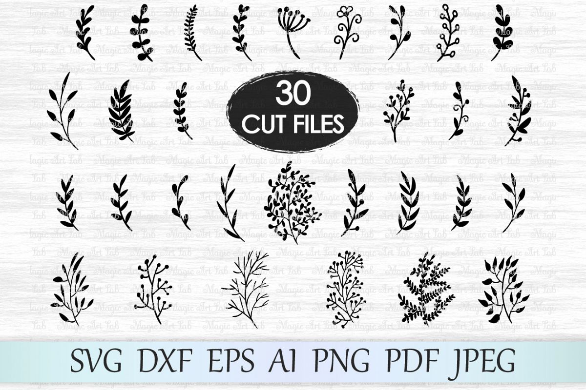 Download Leaf svg file, Leaves svg file, Branches svg file, Wedding ...