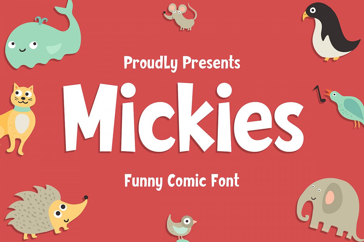 Mickies - Funny Comic Font example image 1