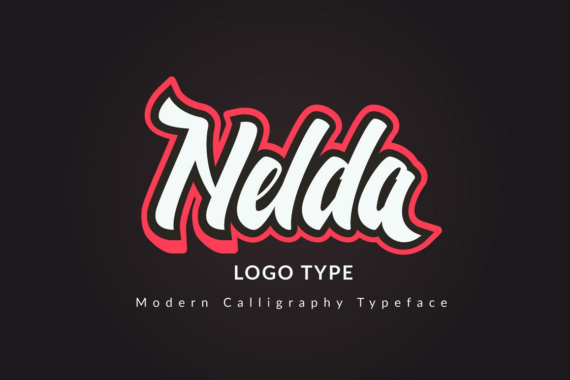 Nelda Typeface example image 1