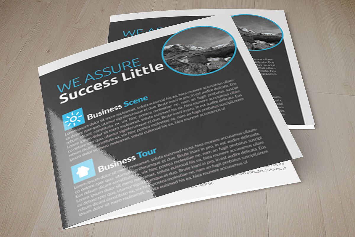 Multi Use Business Squre Trifold Brochure example image 1