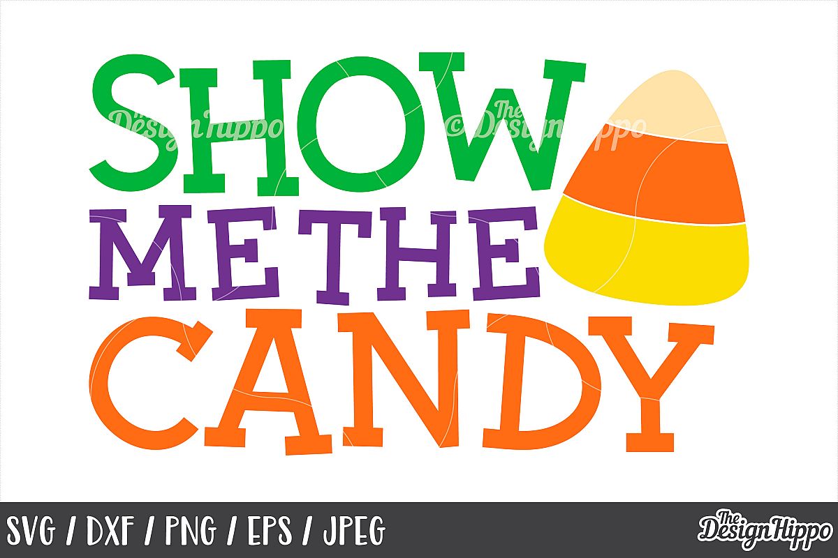 Show me the candy SVG, Candy corn, Halloween, Trick or Treat example image 1
