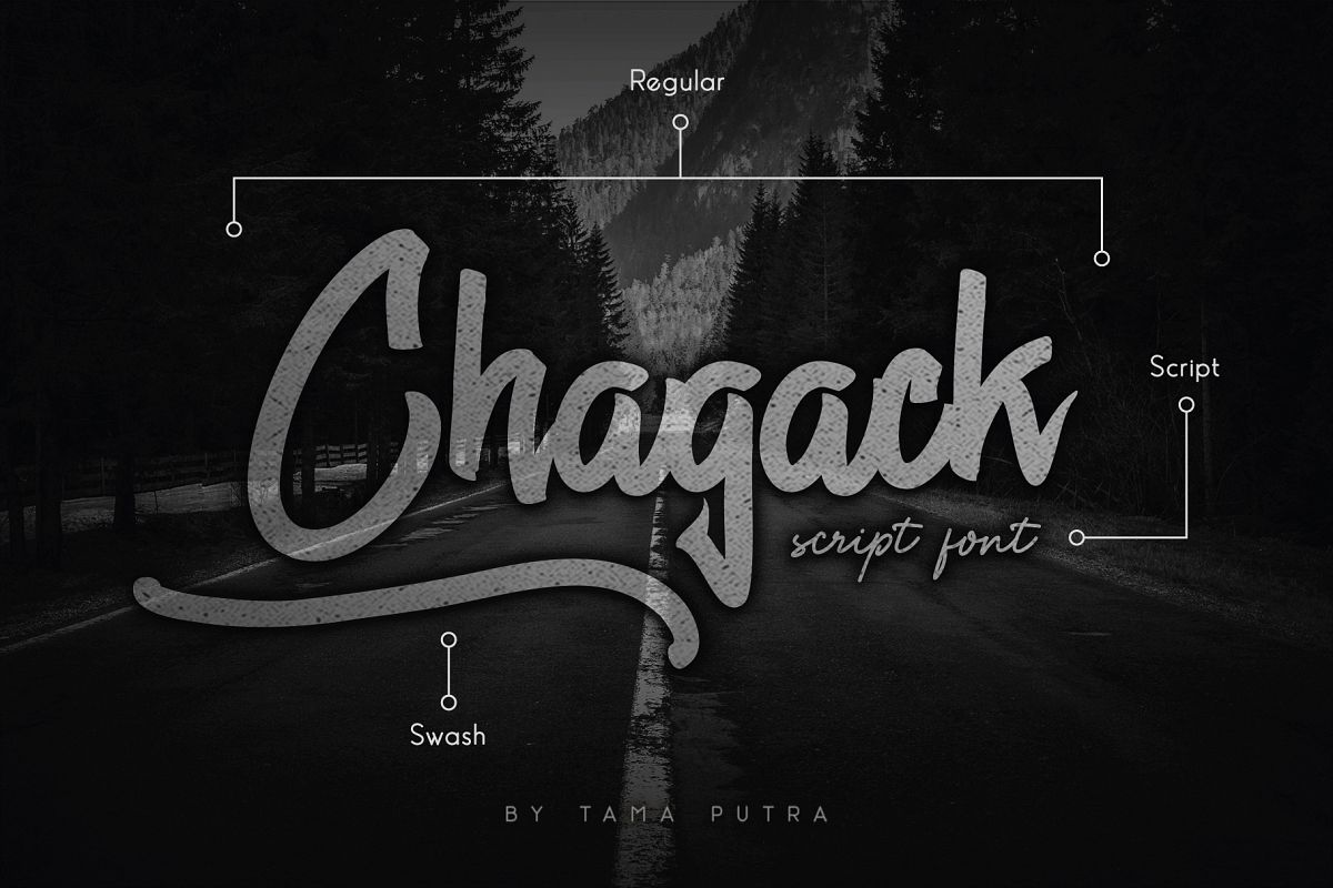 Chagack Script Font Duo example image 1