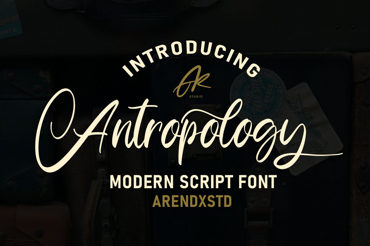Anthropology Font example image 1
