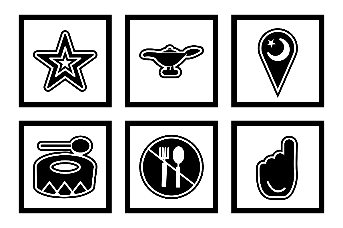 Set Of Ramadan Icons example image 1
