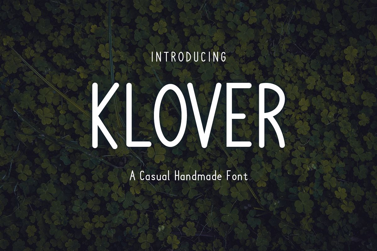 Klover - Casual Handmade Font example image 1