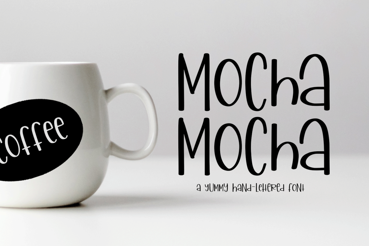 Mocha Mocha - A Yummy Hand-Written Font example image 1