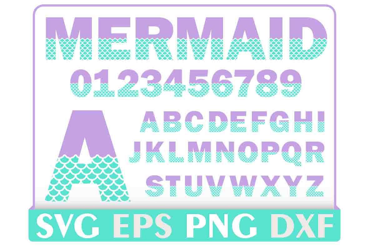 Download Mermaid Alphabet Letter Svg, Instant Download, Cut File