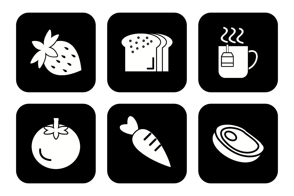 Set Of Food Icons example image 1