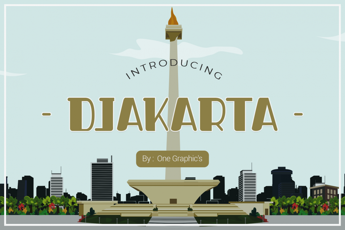 Djakarta Fonts example image 1