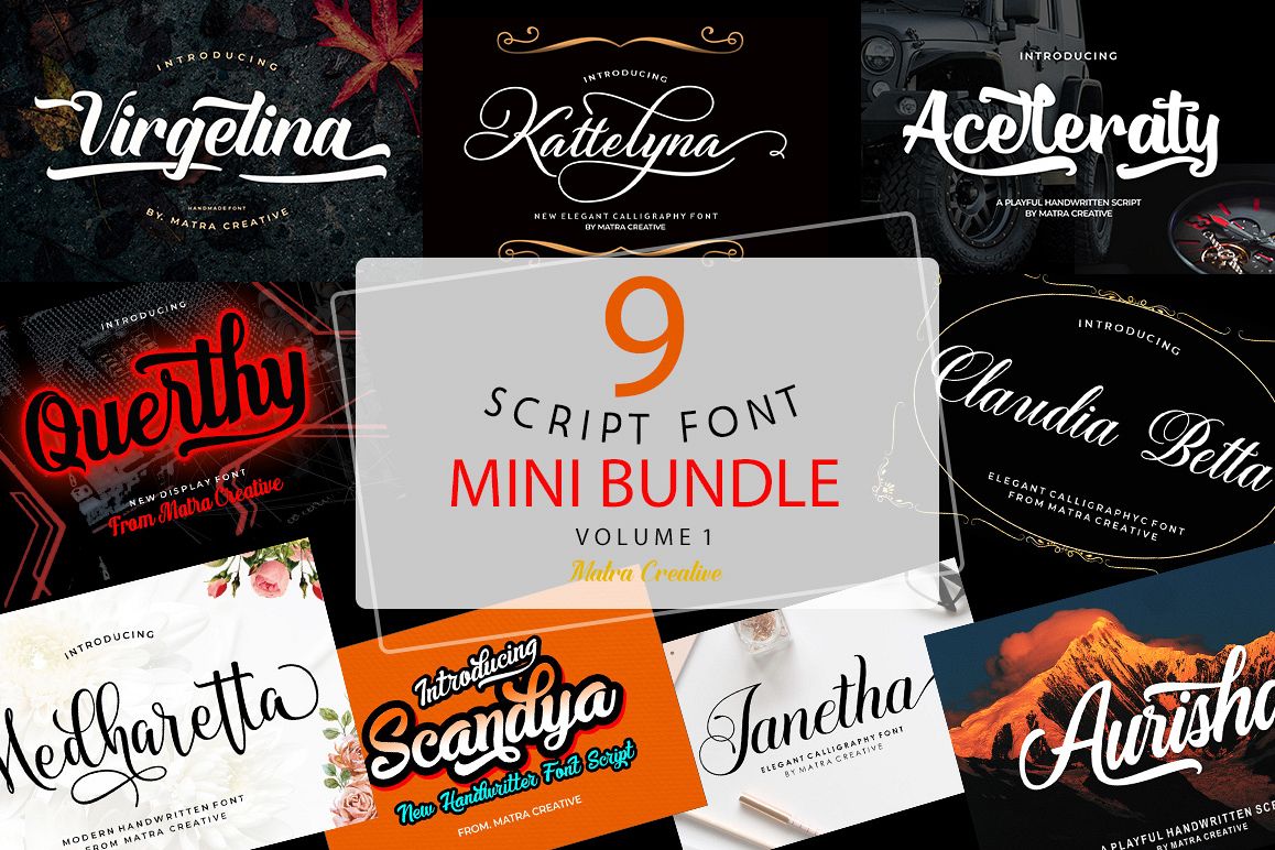 Mini Bundles Fonts example image 1