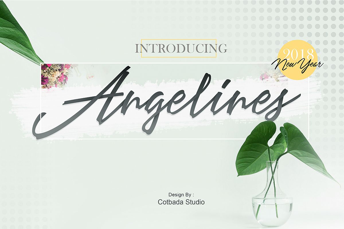 Angelines Script example image 1
