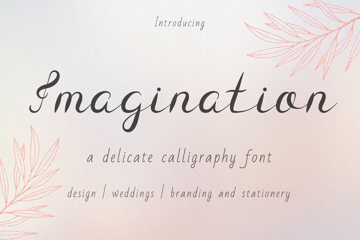 Imagination Calligraphy Font example image 1