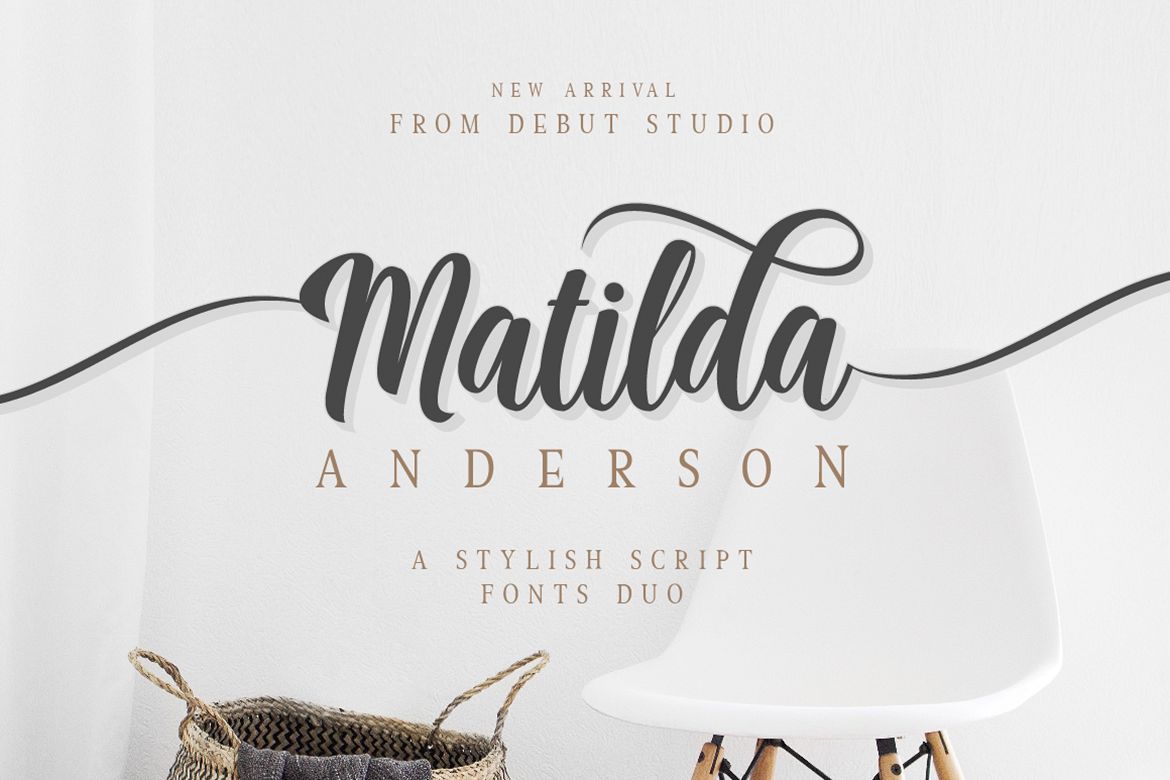Matilda Anderson Font Duo example image 1