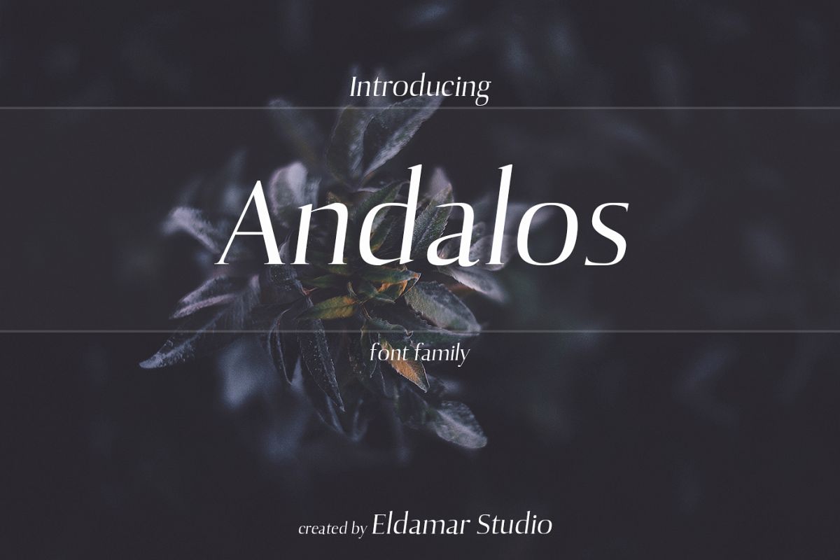Andalos Font example image 1