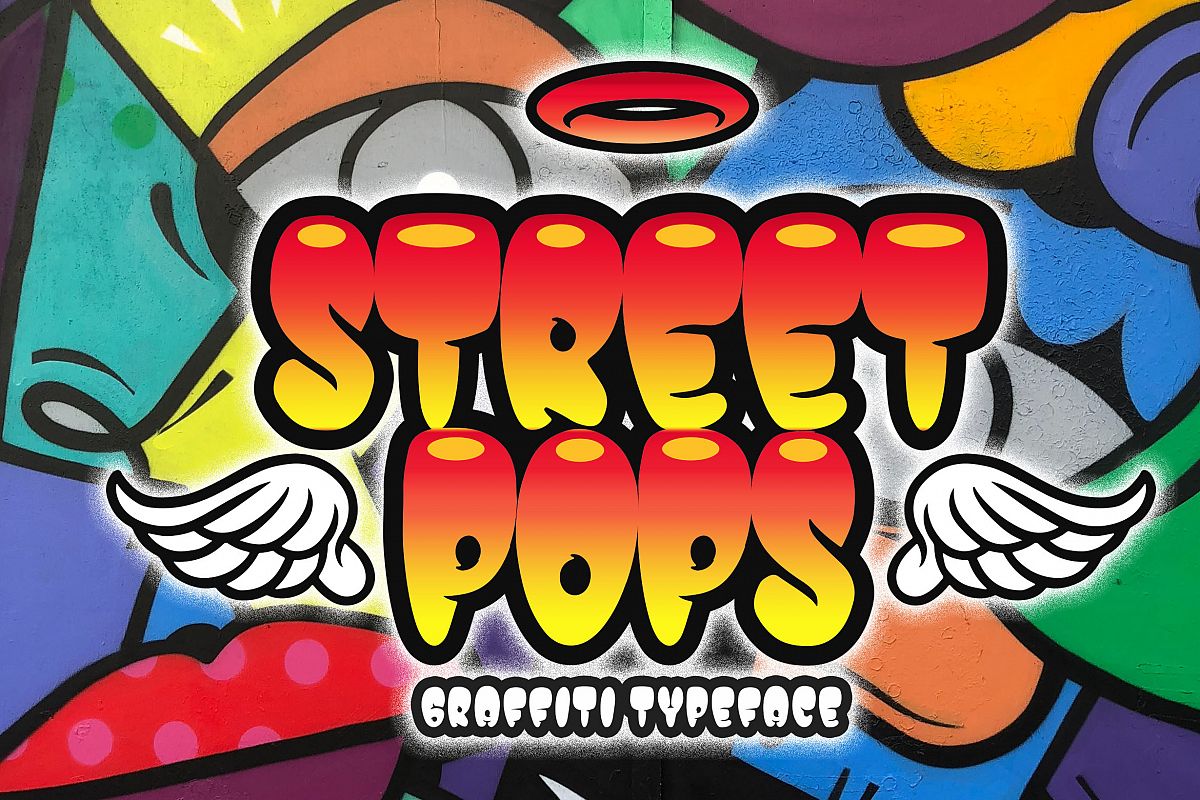 Street Pops - Graffiti Typeface example image 1