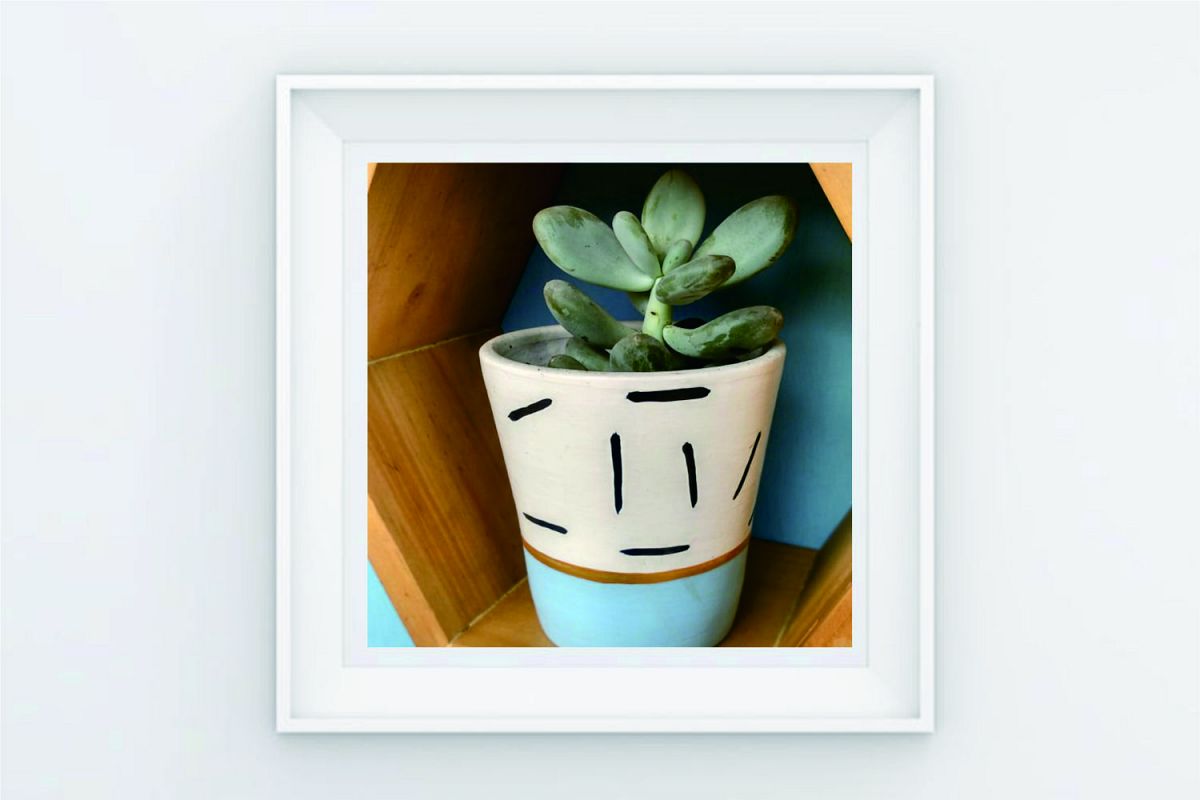 FRAME POSTER ANY CACTIS LINE ART example image 1