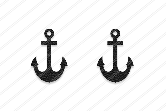 Download Anchor Earrings svg , Jewelry svg, leather jewelry, Cricut